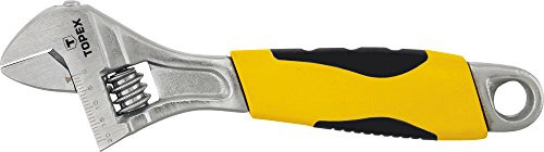 TOPEX Rollgabelschlüssel - Verstellbarer Schraubenschlüssel - Einmaulschlüssel Verstellbar Ideal für allgemeine Werkarbeiten, Wartung - in versch. Größen – 150 mm 0-20