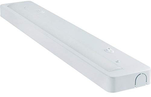 Enbrighten 12 Inch Front Phase LED Under Cabinet Light Fixture, Direct Wire, Natural True Color, CCT Adjustable, Warm White/Cool Daylight, 601 Lumens, in-Wall Dimmer Compatible, 34286