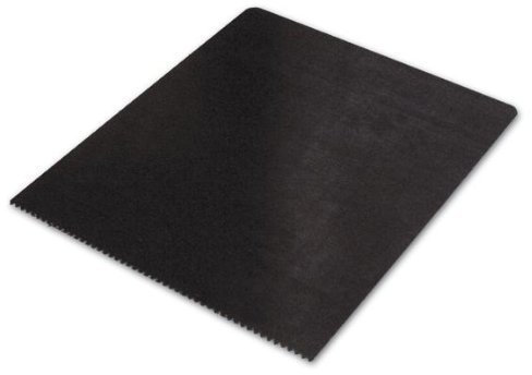 Dentada espátula Lama Azul 120 mm de espesor 0,4 mm Pavan Art.540 cf. 6 unidad