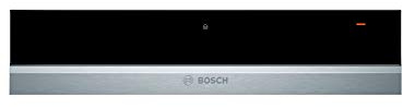 Bosch BIC630NS1 Serie 8 Wärmeschublade, 14 x 60 cm, 20 L, max. 64 Espresso-Tassen, 12 Teller, 4-Stufen-Temperaturregelung (40-80°C), Push-Pull-Mechanismus, Warmhalten von Speisen, Geschirr vorwärmen