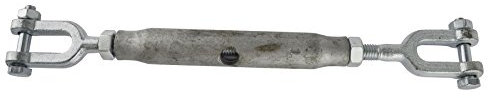 AB Tools Rigging Screw 8mm Galvanised Jaw to Jaw Turnbuckle Straining DK66