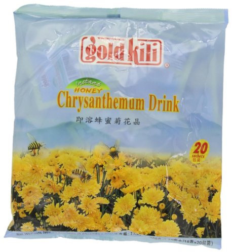 Gold Kili Instant Honey Chrysanthemum Drink Sachets, 20-Count