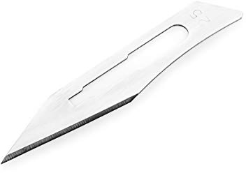 REMOS Skalpellklinge Nr. 25-10 Stück steril verpackt für Skalpellhalter Nr. 4