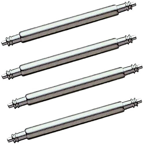 4 Stück 25mm Eichmüller Edelstahl Federstege 1,5mm Durchmesser für Uhren Armbänder