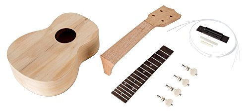 Classic Cantabile US-210 Sopran Ukulele Bausatz (Do-it-Yourself, DIY, Lindenholz, Uke selbst bauen)