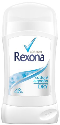 Rexona Donne Cotton Dry Deoststick, confezione da 3 (3 x 40 ml)