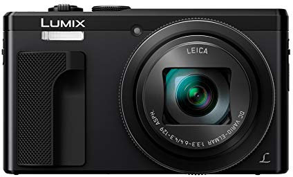 Panasonic Lumix TZ80 | Fotocamera compatta zoom potente (sensore 18 MP, zoom LEICA 30 x F3.3-6.4, mirino, touch screen, video 4K, stabilizzazione) nero - versione francese