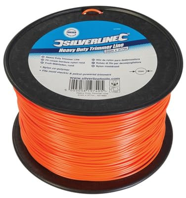 Silverline 427692 Fil coupe-bordures 377 x 2 mm
