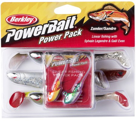 Berkley PowerBait Pro Pack Linjärt fiske; Predator fiskedragssats för alla sportfiskare med PowerBait Ripple Shads & Jighead; spinn- och jigguppsättning, varierad, assorterad, Linear Fishing