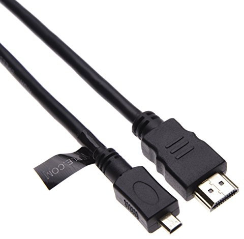 Micro HDMI to HDMI Cable Compatible with Panasonic Lumix DMC- HC GH4 FZ1000 FZ300 FZ330 GF7 GF7K GH4A GH4H TZ61 TZ70 TZ71 TZ80 TZ81 TZ100 TZ101 TZ37 TZ40, Canon PowerShot G7 X, G9 X, IXUS 285 HS 2m