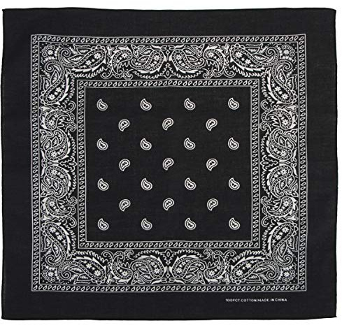 MFH Bandana Baumwolle Schwarz