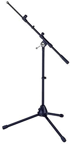 Adam Hall Stands S 9 B - Microphone Stand with Boom Arm, Small