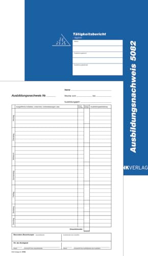 RNK Ausbildungsnachweis A4 Block 28 Blatt