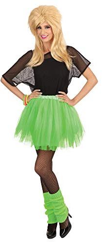 Bristol Novelty Tutu vert style années 1980, pour déguisement adulte Halloween