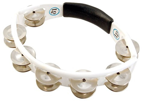 LP152 Cyclops, Steel Jingles, White, Hand Held Tambourine
