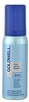 Goldwell Colorance Styling Mousse 8NA, hell-natur-aschblond, 75 ml, 1er Pack, (1x 0,075 L) Unparfümiert