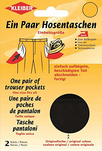 EIN Paar Hosentaschen schwarz
