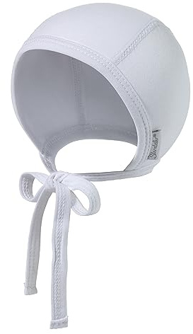 Sterntaler OCS Baby Mütze Uni - Weiche Erstlingsmütze aus Singlejersey (Bio) - hautsympathische Unisex Neugeborenen Mütze zum Binden - Frühchen Kleidung