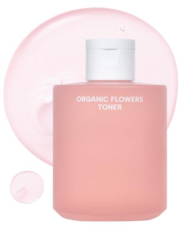 Whamisa Organic Flowers Toner Deep Rich - Korean Skin Care Une hydratation supplémentaire et une meilleure texture de la peau - Tonique facial fermenté de Korean Cosmetics - 155ml