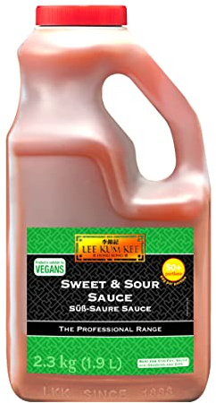 Lee Kum Kee Sweet and Sour Sauce – Süß-sauer Sauce mit Ananassaft – 1 x 1,9 l