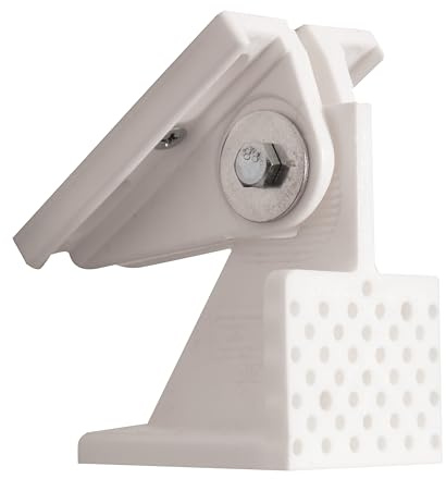 SPACEPRO – Angled Ceiling Brackets (Part 4310E) for Sliding Door Track, Sliding Kit, Wardrobe Fittings, Internal Sliding Door