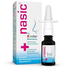 nasic für Kinder Nasenspray mit dem Wirkplus | Abschwellendes & wundheilungsförderndes Schnupfenspray für Kinder ab 2 Jahren | Mit Xylometazolin & Dexpanthenol |10 ml