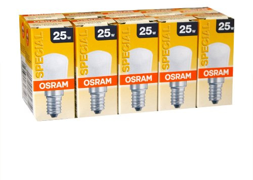 OSRAM Glühlampe SPECIAL T-Kolben/Birnenform SPC. T26/57 FR 25W E14 VPE=10 Stück