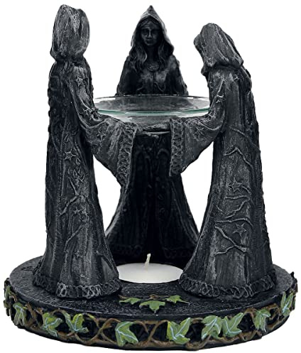 Nemesis Now magischer Duftlampe, rund, 16 cm, Grau, Kunstharz, Einheitsgröße
