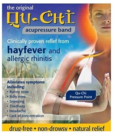 Qu-Chi Akupressurmatte - klinisch bewiesene Entlastung für Heuschnupfen and allergische Ozaena - braun by TARGARIAN