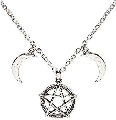 W WIDMANN MILANO Party Fashion - Esoterische Halskette mit Mond und Stern