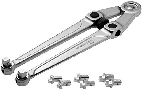 FACOM Hakenschlüssel für Schlitzmuttern,Länge 245Mmspannbereich 20-100 mm, 1 Stück, 118A