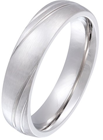 Juwelier Schönschmied - Unisex Freundschaftsring Partnerring Trauring Sercer Edelstahl inkl. persönliche Wunschgravur Nr126H