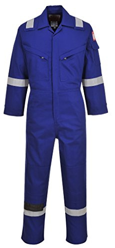 Portwest FR28 Tuta Intera Ignifuga Antistatica Leggera 280G, Taglia M, Royal