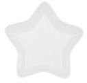 ASA 6102091 Xmas Sternschale, Keramik, weiß matt, 34.5 x 34.5 x 7.5 cm