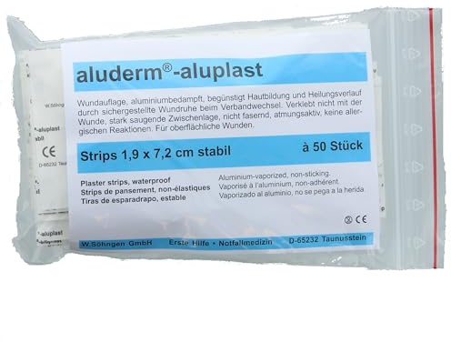 Söhngen Wundpflaster aluderm-aluplast stabil Strips 1,9x7,2cm VE=50 Stück