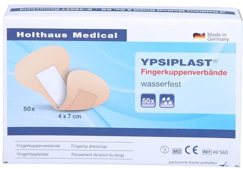FINGERKUPPENVERBAND YPSIPLAST wasserf.4x7 cm haut 50 St