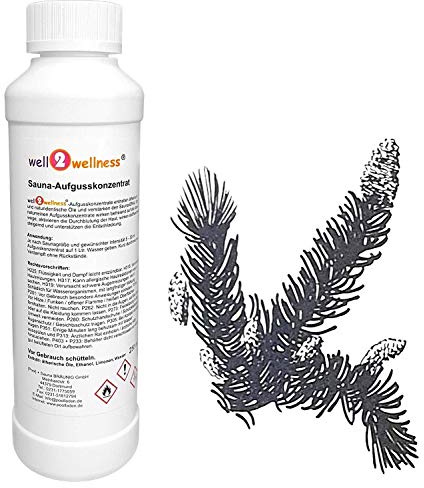 well2wellness® Saunaaufguss Konzentrat Fichtennadel 250 ml