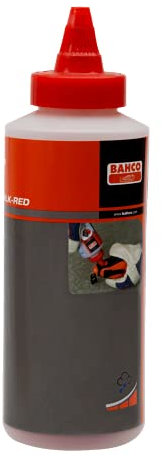 Bahco BAHCLRED Chalk Powder Tube, 227g, Red