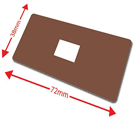 100 Book Colour Coding School Library Book Index Labels 72x38mm Primary Teaching Services (Brown)
