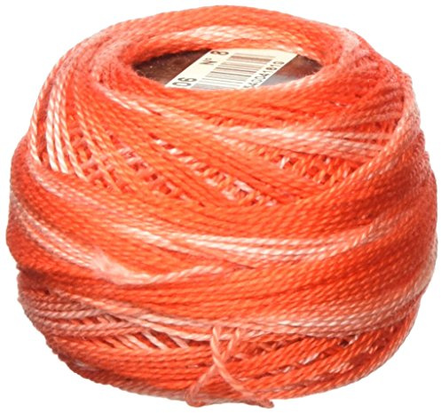 DMC 116 8-106 Pearl Cotton Thread Balls, Red, Size 8