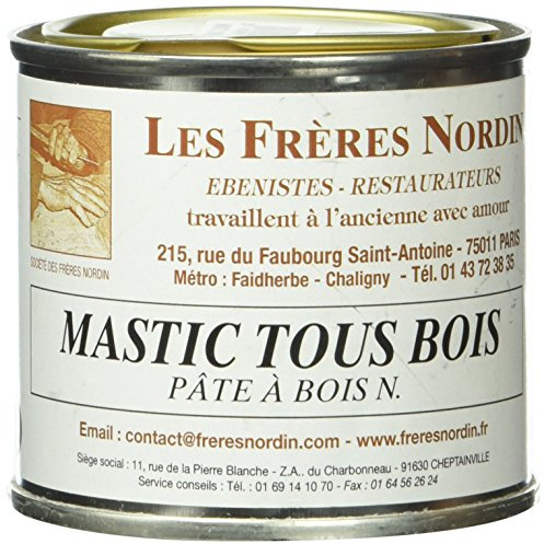 Les Frères Nordin 416145 Mastic à Bois Pro Merisier