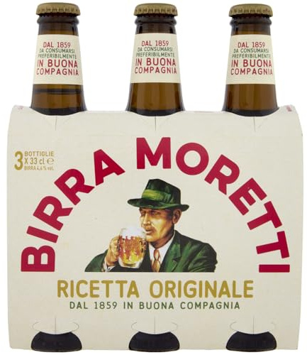 Birra Moretti Bier 24 Flaschen (24 x 0.33 l)