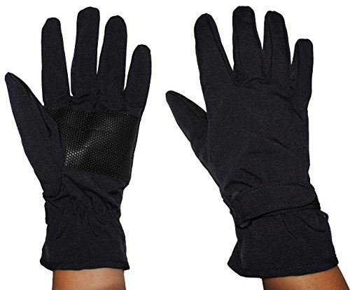 alles-meine.de GmbH Fingerhandschuhe Softshell - dunkelblau/blau - Thermo gefüttert mit Fleece - dünner Thermohandschuh - Größe: 10 bis 15 Jahre - wasserdicht + atmungsakti..