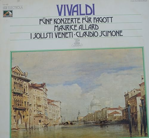 VIVALDI - FÜNF KONZERTE FÜR FAGOTT - CLUB-SONDERAUFLAGE - VINYL