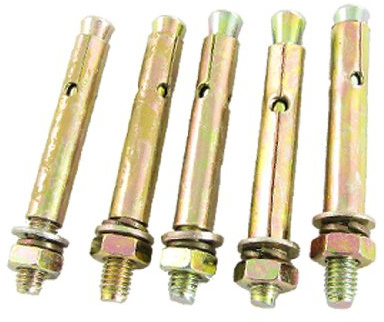 sourcing map 5 Stk. M8 x 80 mm Sechskantmutter Dehnschraube Hülsenanker
