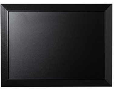 Bi-Office Tableau noir classique cadre noir 60x45 cm