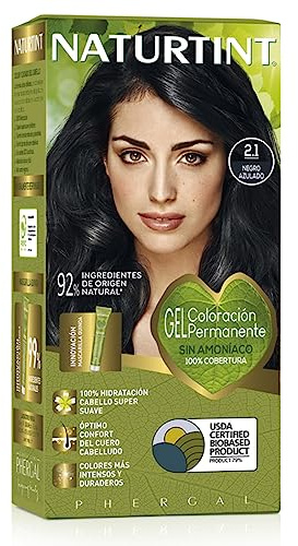 Naturtint Biobased | Haarfarbe Oohne Ammoniak | 2.1. Blau Schwarz | Hoher Anteil an natürlichen Inhaltsstoffen | 170 ml