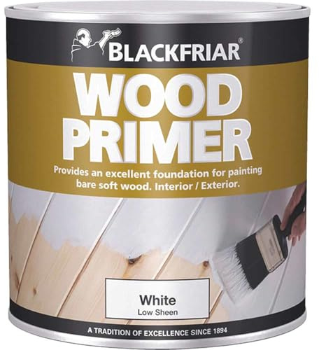 Blackfriar BKFWPW500 Wood Primer, 500 ml, White