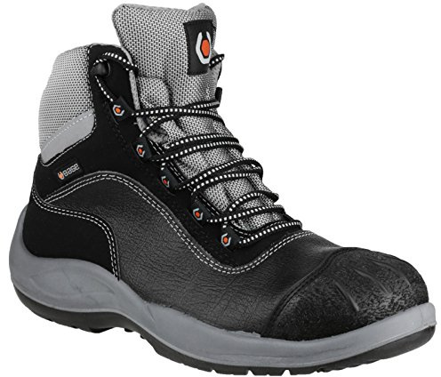 BASE Protection, BEETHOVEN Bota de Seguridad para Mujeres y Hombres, Negro, Talla 49