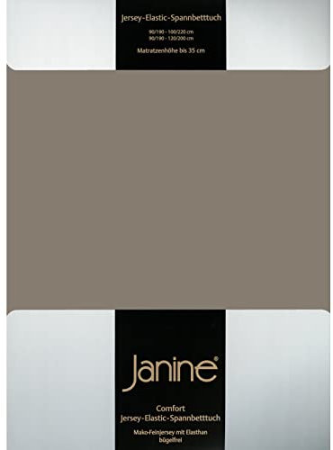 Janine Spannbetttücher Jersey-Elasthan Elastic 5002 200x200 cm